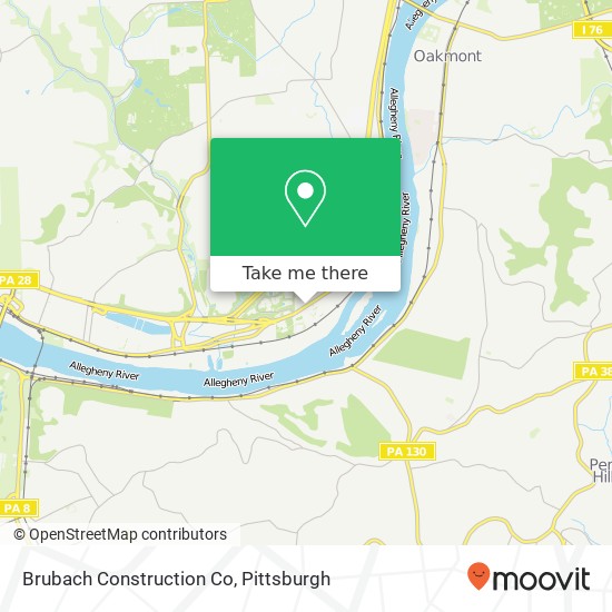 Brubach Construction Co map