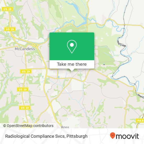 Mapa de Radiological Compliance Svcs