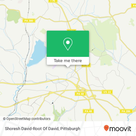 Mapa de Shoresh David-Root Of David