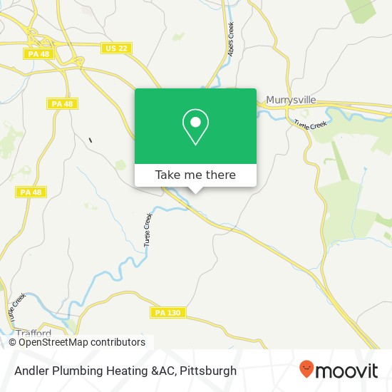 Andler Plumbing Heating &AC map