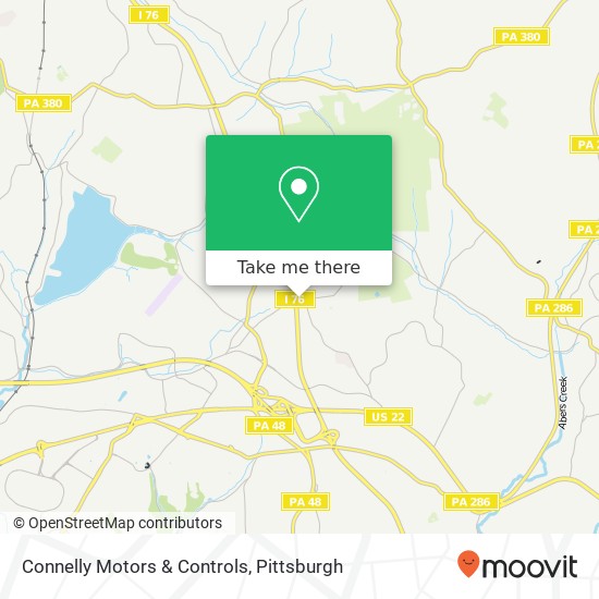 Connelly Motors & Controls map