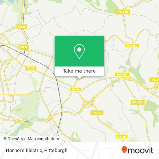 Mapa de Hanner's Electric