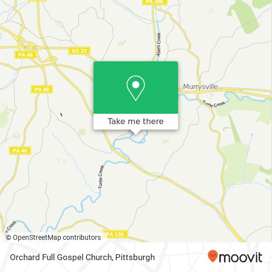 Orchard Full Gospel Church map