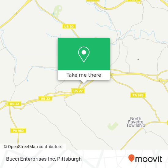 Bucci Enterprises Inc map