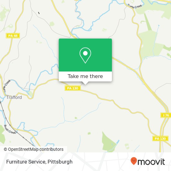 Furniture Service map