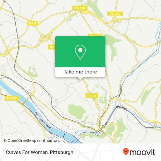 Mapa de Curves For Women