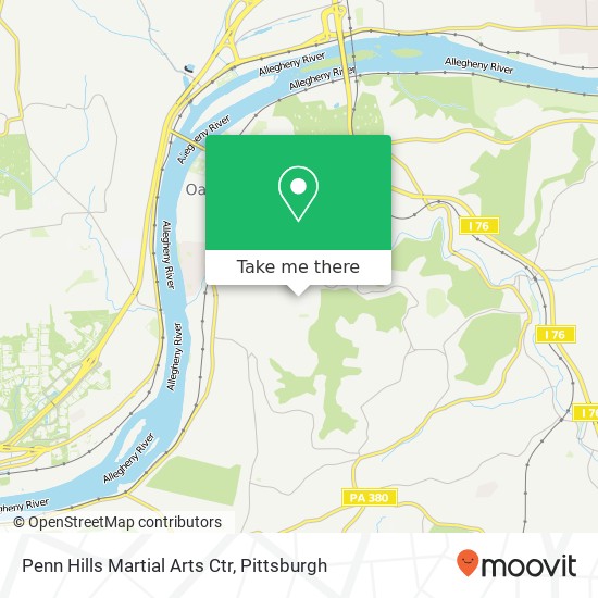 Mapa de Penn Hills Martial Arts Ctr