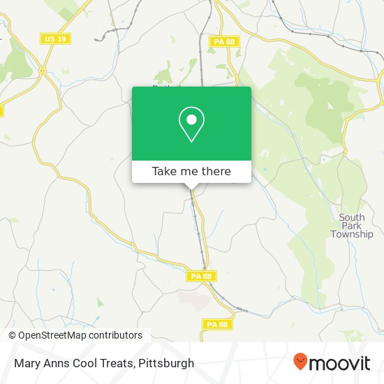 Mapa de Mary Anns Cool Treats