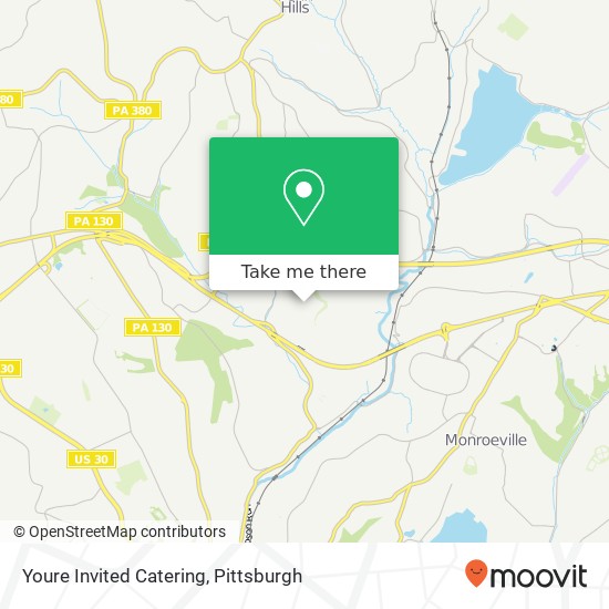 Youre Invited Catering map