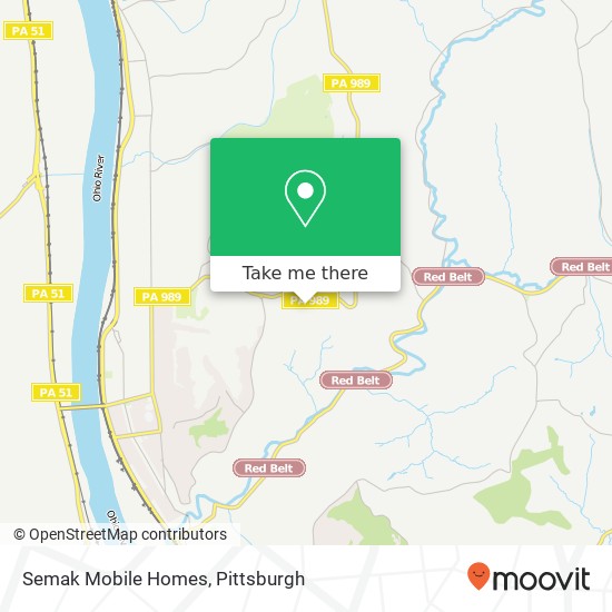 Mapa de Semak Mobile Homes