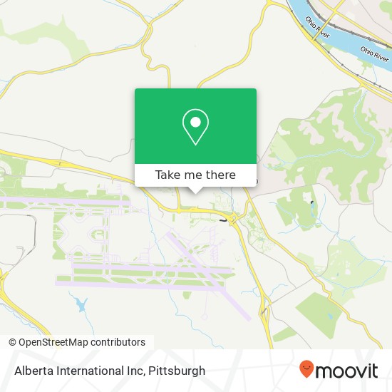 Alberta International Inc map