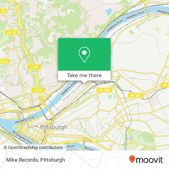 Mike Records map