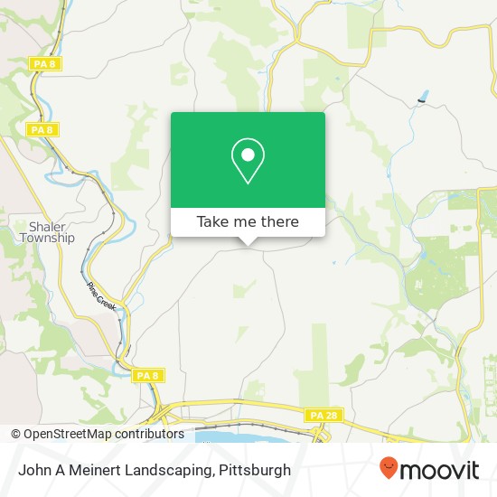 Mapa de John A Meinert Landscaping