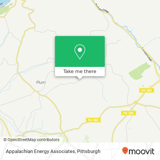 Appalachian Energy Associates map