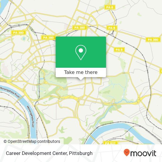 Career Development Center map