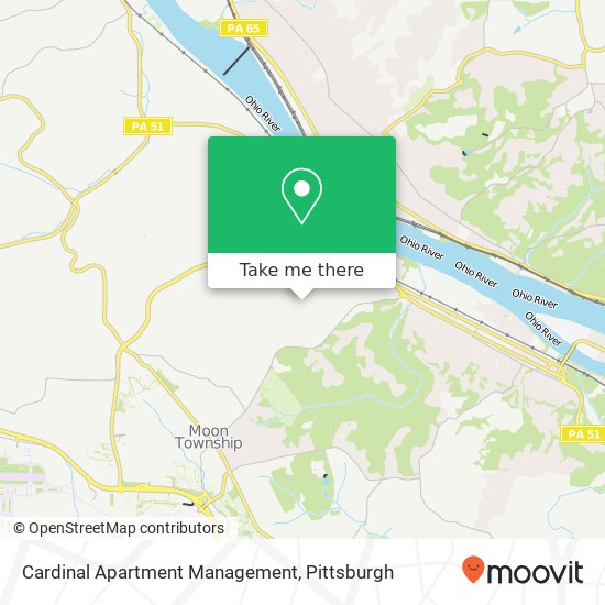 Cardinal Apartment Management map