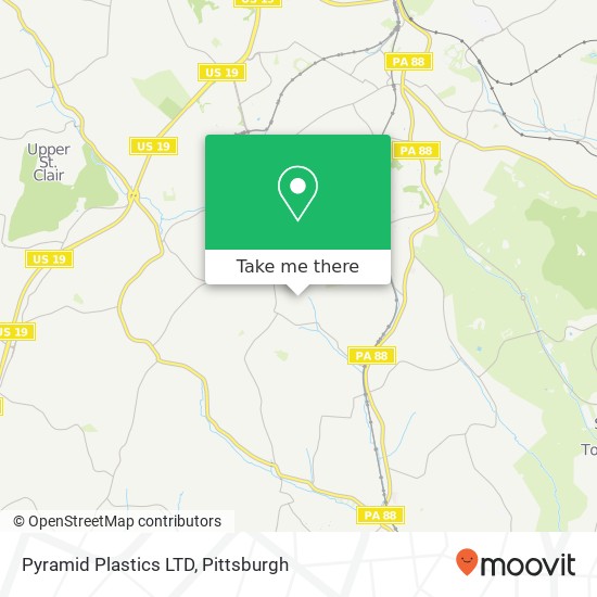 Pyramid Plastics LTD map