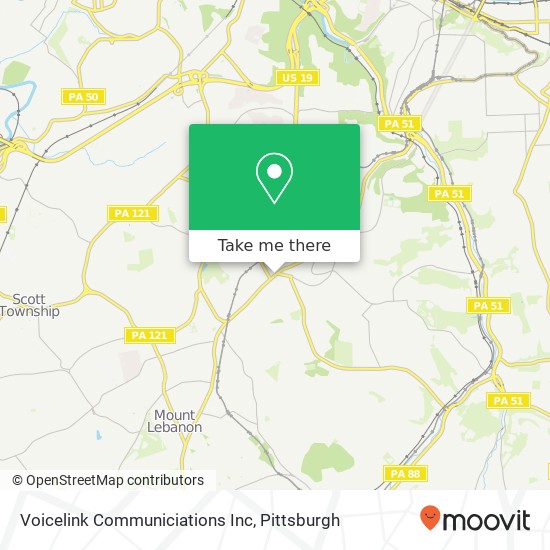 Voicelink Communiciations Inc map