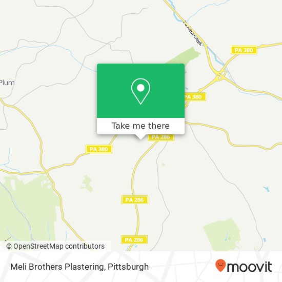 Meli Brothers Plastering map
