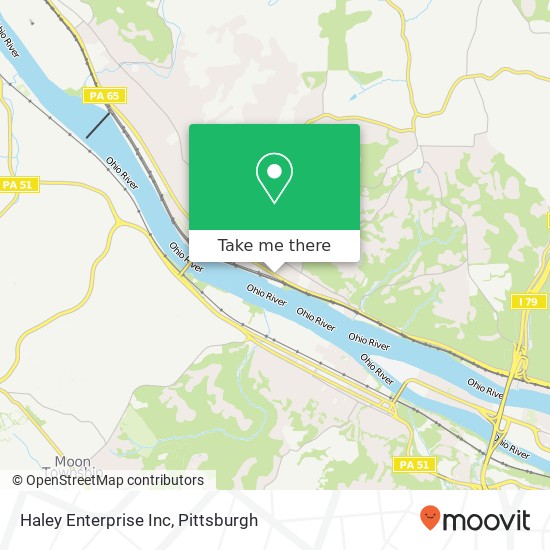 Haley Enterprise Inc map
