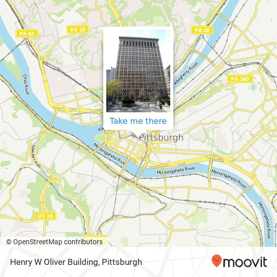 Henry W Oliver Building map