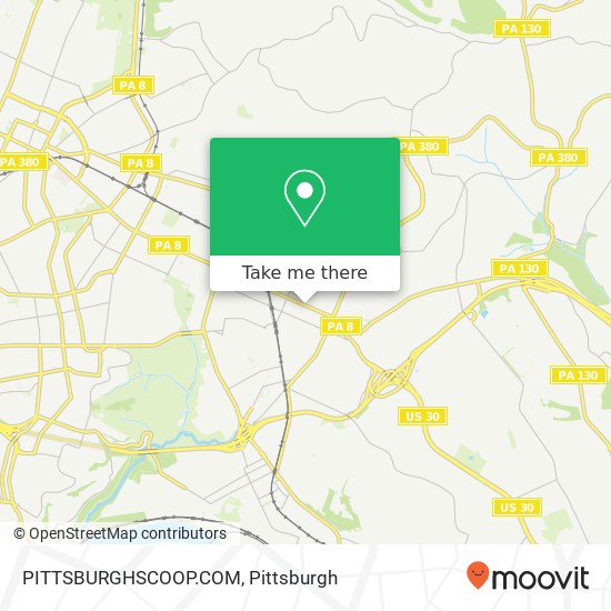 PITTSBURGHSCOOP.COM map