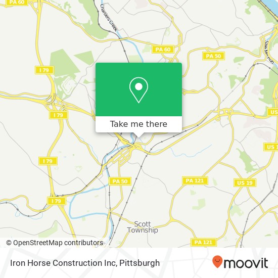 Mapa de Iron Horse Construction Inc