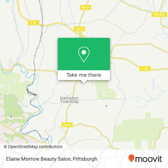 Mapa de Elaine Morrow Beauty Salon