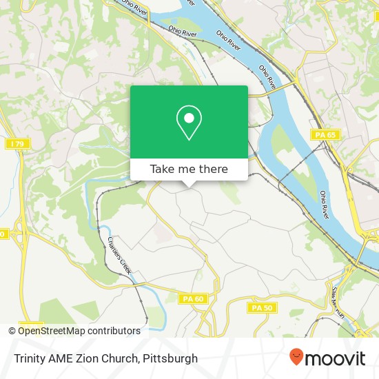 Mapa de Trinity AME Zion Church
