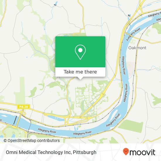 Omni Medical Technology Inc map