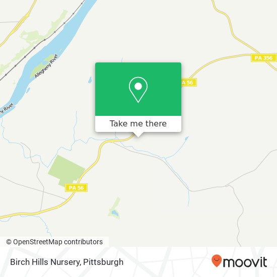 Mapa de Birch Hills Nursery