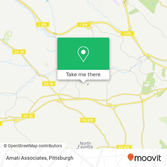 Amati Associates map