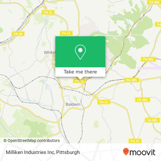 Milliken Industries Inc map
