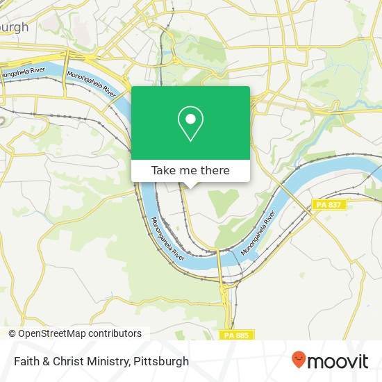 Faith & Christ Ministry map