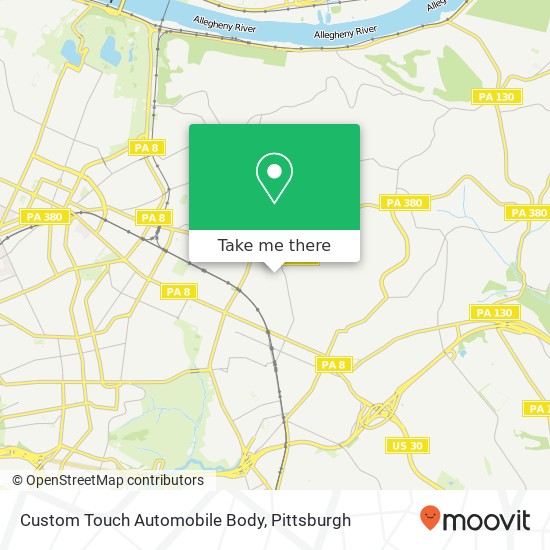 Custom Touch Automobile Body map