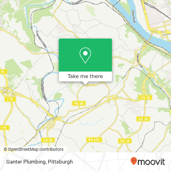 Mapa de Ganter Plumbing