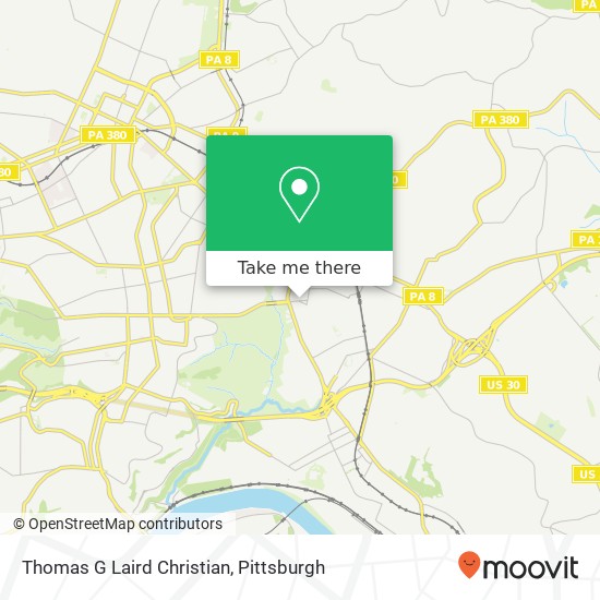 Thomas G Laird Christian map