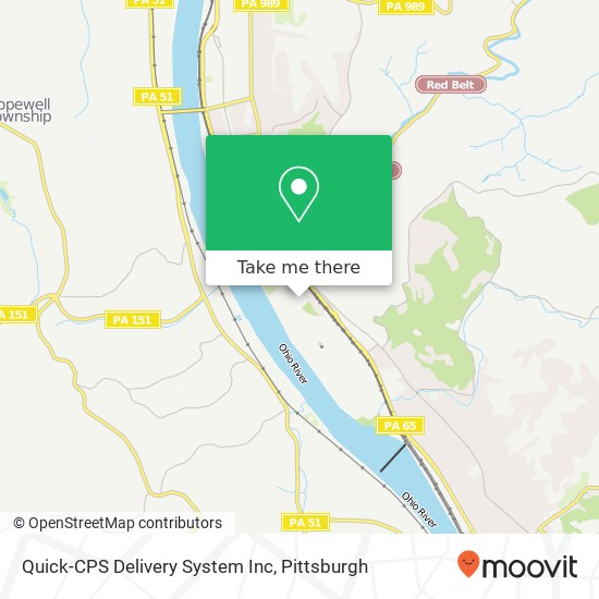 Mapa de Quick-CPS Delivery System Inc