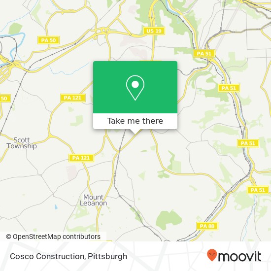 Cosco Construction map