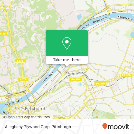 Allegheny Plywood Corp map