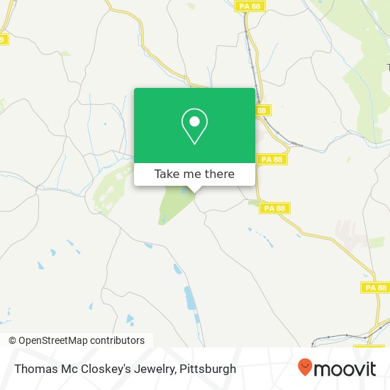 Thomas Mc Closkey's Jewelry map