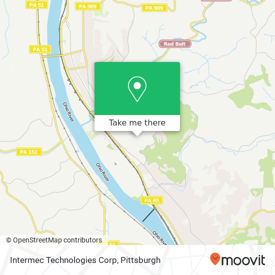 Mapa de Intermec Technologies Corp