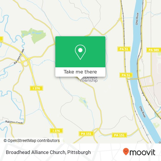 Broadhead Alliance Church map