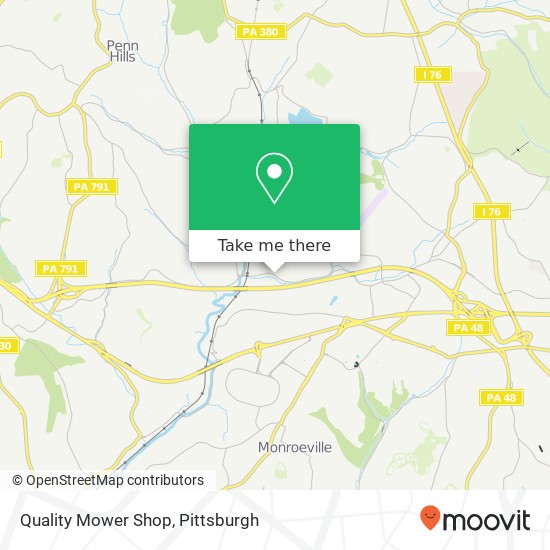 Quality Mower Shop map