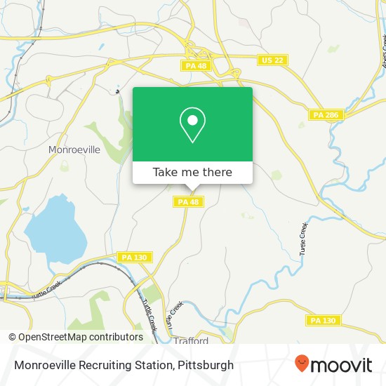 Monroeville Recruiting Station map