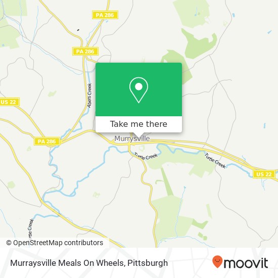Murraysville Meals On Wheels map