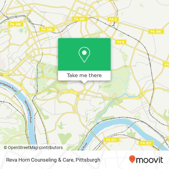 Reva Horn Counseling & Care map