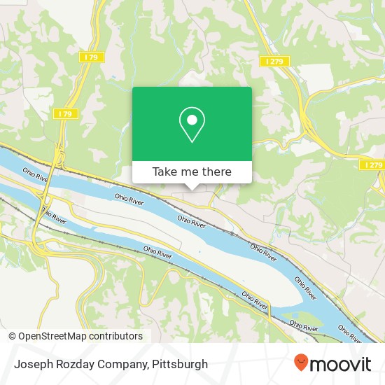 Joseph Rozday Company map