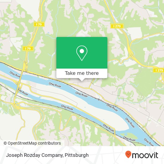 Mapa de Joseph Rozday Company