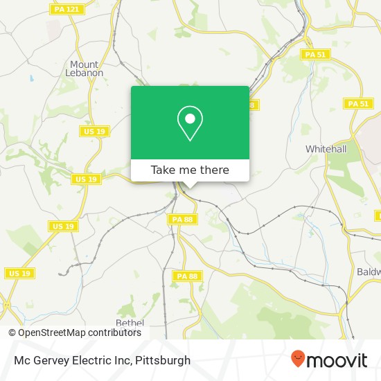 Mapa de Mc Gervey Electric Inc